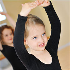 Primary dance classes for kindergartners
